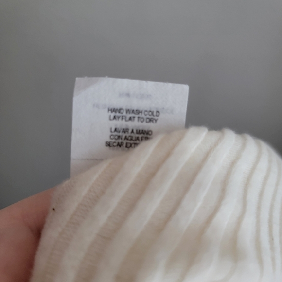 Joah Brown Fitted Mini Flare Pant in Natural Luxe Knit size M/L NWT - Picture 8 of 8